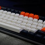 Keycaps White Black Orange 108 Tuts PBT OEM